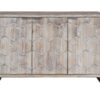 Accent Cabinet Farmhouse Style 3 Door Wooden Cabinet Sideboard Buffet Server Cabinet Storage Cabinet, For Living Room, Entryway, Hallway, Office, Kitchen And Dining Room - Natural Wood Wash - Image 6