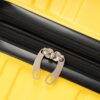 Luggage With Tsa Lock Spinner Wheels Hardside Expandable Luggage Travel Suitcase Check In Luggage ABS 28" - Yellow - Image 9
