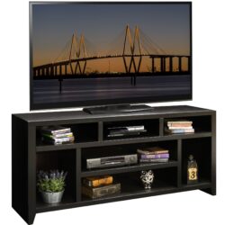 Urban Loft - TV Stand Console For TVs Up To 80" - Mocha