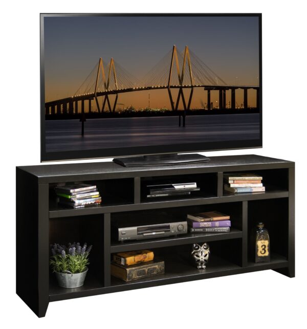 Urban Loft - TV Stand Console For TVs Up To 80" - Mocha