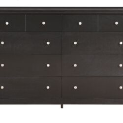 Elegant Casual Dresser - Black