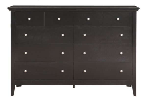 Elegant Casual Dresser - Black