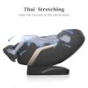 Massage Chair, Zero Gravity Shiatsu Massage Chairs Full Body And Recliner Sl-Track Massage Chair With Bluetooth Speaker, Anion, Thai Stretch, USB Charing, Heating And Foot Roller Massager - Black - Image 12