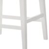 Sasha - Counter Height Stool With Upholstered Seat - White - Image 5