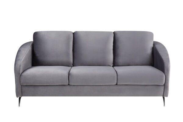 Sofia - Velvet Modern Chic Sofa Couch - Gray