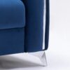 Wenona - Velvet 3 Pieces Living Room Set - Blue - Image 6