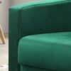 Hale - Velvet Accent Armchair With Tufting - Green - Image 3