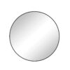 Wall Mirror Circular Mirror Metal Framed Mirror Round Vanity Mirror Dressing Mirror, For Bathroom, Living Room, Bedroom Wall Decor - Black - Image 2