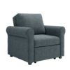3 In 1 Sofa Bed Chair, Convertible Sleeper Chair Bed, Adjust Backrest Into A Sofa, Lounger Chair, Single Bed, Modern Chair Bed Sleeper For Adults - Deep Blue - Image 17