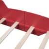 Twin Size Race Car-Shaped Platform Bed With Wheels - Red - Image 9