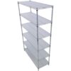 6 Tier 6000Lbs Capacity Nsf Metal Shelf Wire Shelving Unit, Heavy Duty Adjustable Storage Rack With Wheels & Shelf Liners For Commercial Grade Utility Steel Storage Rack - Chrome - Image 6
