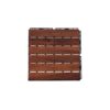 30 Piece Interlocking Deck Tiles Striped Pattern, Square Acacia Hardwood Outdoor Flooring For Patio, Bancony, Pool Side - Brown - Image 17
