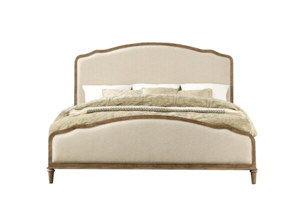 Ludin - King Upholstered Bed - Brown