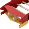 Twin Size Race Car-Shaped Platform Bed With Wheels - Red - Image 8