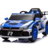 12V4A 20W*2 One Button Start, Forward And Backward, High And Low Speed, Music, Front Light, Power Display, Two Doors Can Open, 2.4G R / C, Seat Belt Four Wheel Absorber Kids Ride On Car - Blue - Image 6