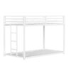 Adam - Twin Over Twin Metal Bunk Bed - White - Image 11