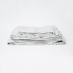 4 Piece California King Bamboo Flex Head Hypoallergenic Sheet Set - Pewter