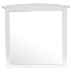 Elegant Wall Mirror - White