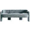 75.59" Wide Boucle Upholstery Modern Sofa For Living Room - Green - Image 11