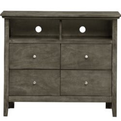 Charming TV Media Chest - Gray