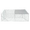 Xpt034 Outdoor Chicken Coop Metal Big Space - Silver Gray - Image 3