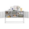 Modern Sideboard Buffet With Plenty Of Storage Space, Anti-Tilt Mechanism, Elegant Handles, Silent Magnetic Closures And Eco-Friendly Finishes For Kitchen, Dining Room, Bed Room And Living Room - White - Image 12