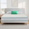10" Twin Size Cool Gel Memory Foam Innerspring Hybrid Mattress - White - Image 4