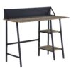 Garima - Legs Writing Desk - Rustic Oak / Black - Image 12