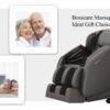 Bosscare - Massage Chair Recliner With Zero Gravity, Full Body Airbag Massage Chair With Bluetooth Speaker, Foot Roller Brown - Brown - Image 12