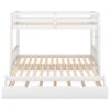 Twin Over Pull-Out Bunk Bed With Trundle - White - Image 6