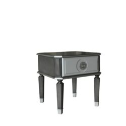 House Beatrice - End Table - Charcoal / Light Gray