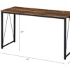Zaidin - Writing Desk - Weathered Oak / Black - Image 4
