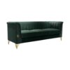 Fx-P82-Gr (Sofa) Velvet Sofa, Mid-Century Sofa Furniture Chesterfield Couch For Living Room - Green - Image 12
