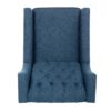 Manual Wing Chair Recliner - Blue - Image 11