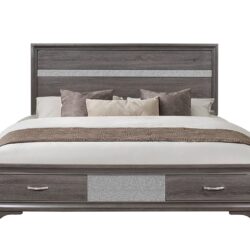 Ryder - Sparkle King Bed - Gray