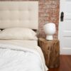 4 Piece Twin Long Bamboo Hypoallergenic Sheet Set - Cream - Image 4