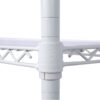 20" 6 Tier 6000Lbs Capacity Nsf Metal Shelf Wire Shelving Unit, Heavy Duty Adjustable Storage Rack With Wheels & Shelf Liners For Commercial Grade Utility Steel Storage Rack - White - Image 15