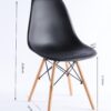 Chair, KD Leg, Plastic Seat (Set of 4) - Black - Image 11