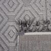Guros - 2' X 8' Geometric Indoor / Outdoor Area Rug - White - Image 4