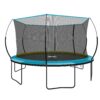 Yc 14Ft Recreational Trampolines With Enclosure For Kids And Adults With Patented Fiberglass Curved Poles Pumpkin - Pumpkin Blue - Image 18