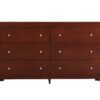 Elegant Transitional Dresser - Cherry - Image 2