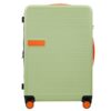Hardshell Luggage Sets 3 Pieces Contrast Color Suitcase With Spinner Wheels And Tsa Lock 20" 24" 28" Available - Light Green - Image 3