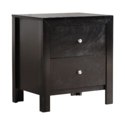 Elegantly Designed Nightstand - Black