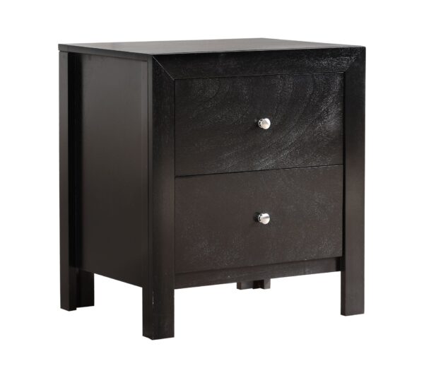 Elegantly Designed Nightstand - Black