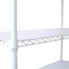 20" 6 Tier 6000Lbs Capacity Nsf Metal Shelf Wire Shelving Unit, Heavy Duty Adjustable Storage Rack With Wheels & Shelf Liners For Commercial Grade Utility Steel Storage Rack - White - Image 16