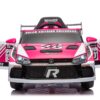 12V4A 20W*2 One Button Start, Forward And Backward, High And Low Speed, Music, Front Light, Power Display, Two Doors Can Open, 2.4G R / C, Seat Belt Four Wheel Absorber Kids Ride On Car - Pink - Image 11
