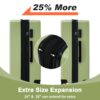 Contrast Color Hardshell Luggage 24" Expandable Spinner Suitcase With Tsa Lock Lightweight - Green - Image 4