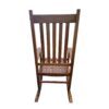 Balcony Porch Adult Rocking Wood Chair - Brown - Image 4