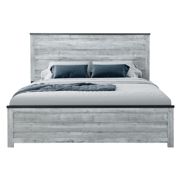Kicks - Queen Bed - Gray Wash