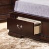 Louis Phillipe - Queen Panel Storage Bed - Cappuccino - Image 4